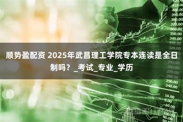 顺势盈配资 2025年武昌理工学院专本连读是全日制吗？_考试_专业_学历