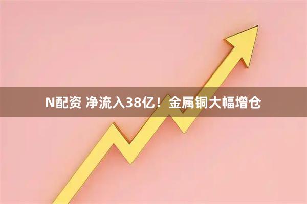 N配资 净流入38亿！金属铜大幅增仓
